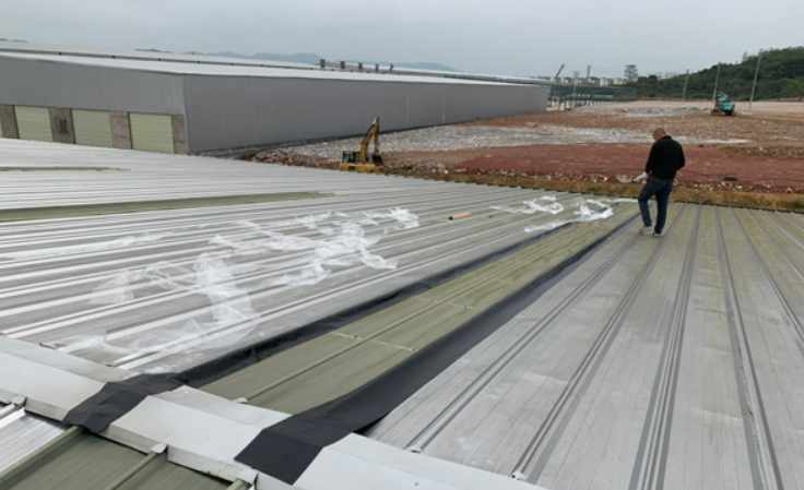 肇庆厂房屋面防水维修案例